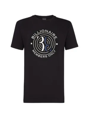 Just Cavalli graphic-print T-shirt | Black | FARFETCH GE