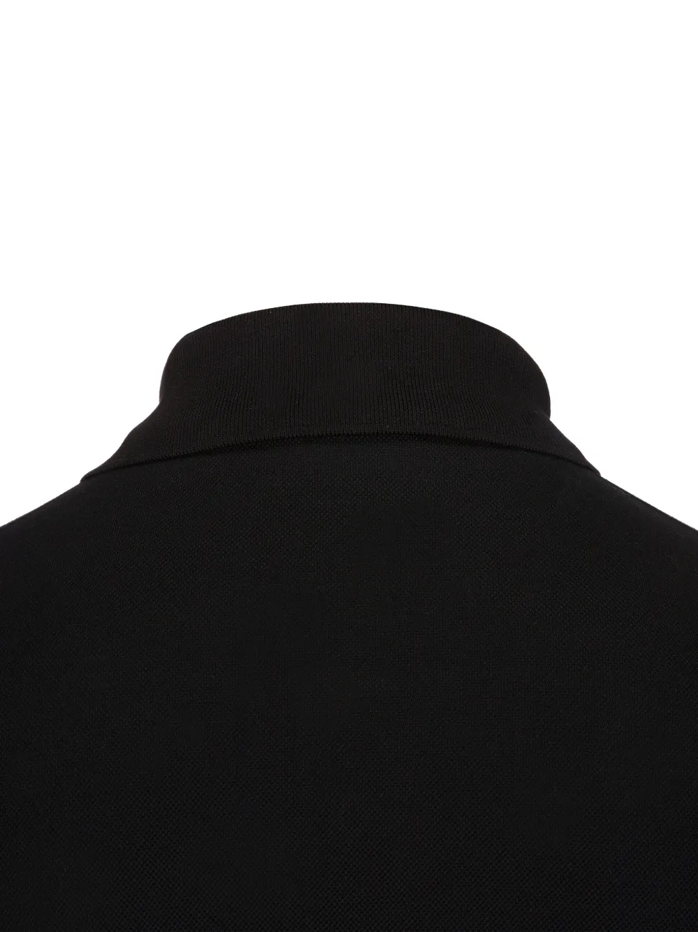 Billionaire Piqué poloshirt met geborduurd wapenschild Zwart