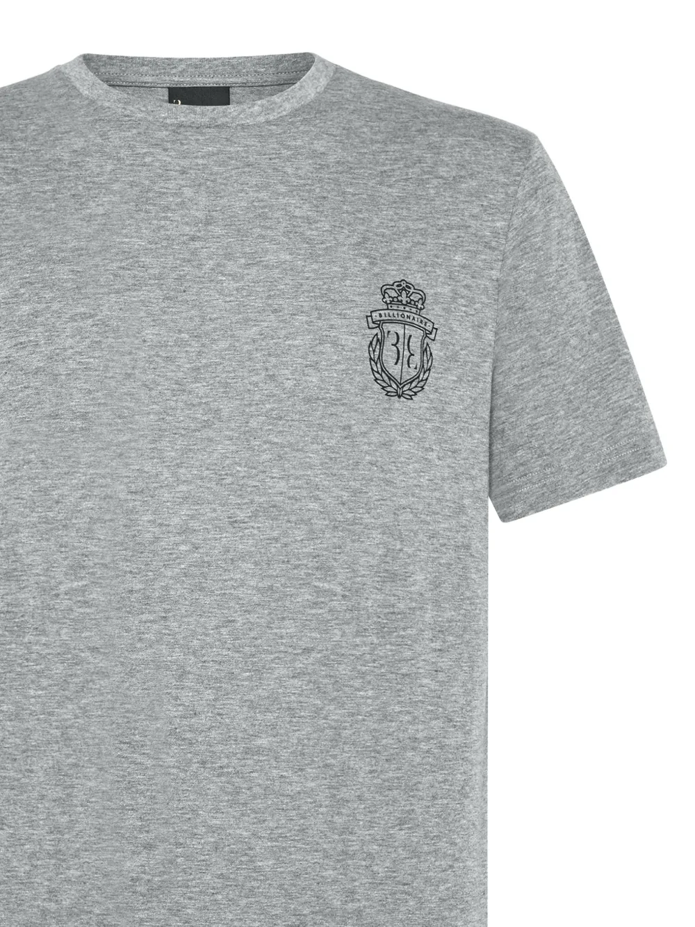 Billionaire T-shirt met geborduurd logo Grijs