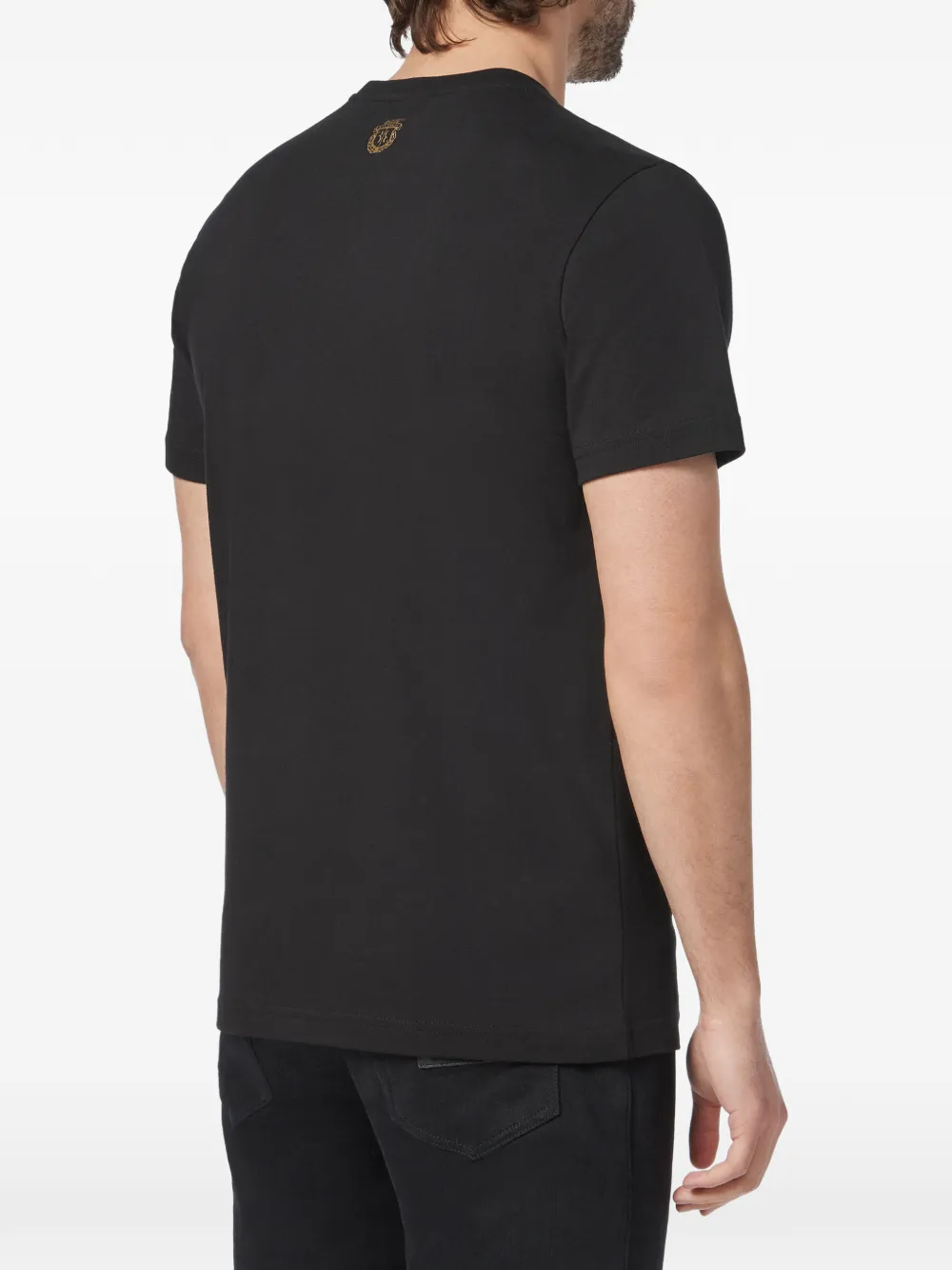 Billionaire T-shirt met logoprint Zwart