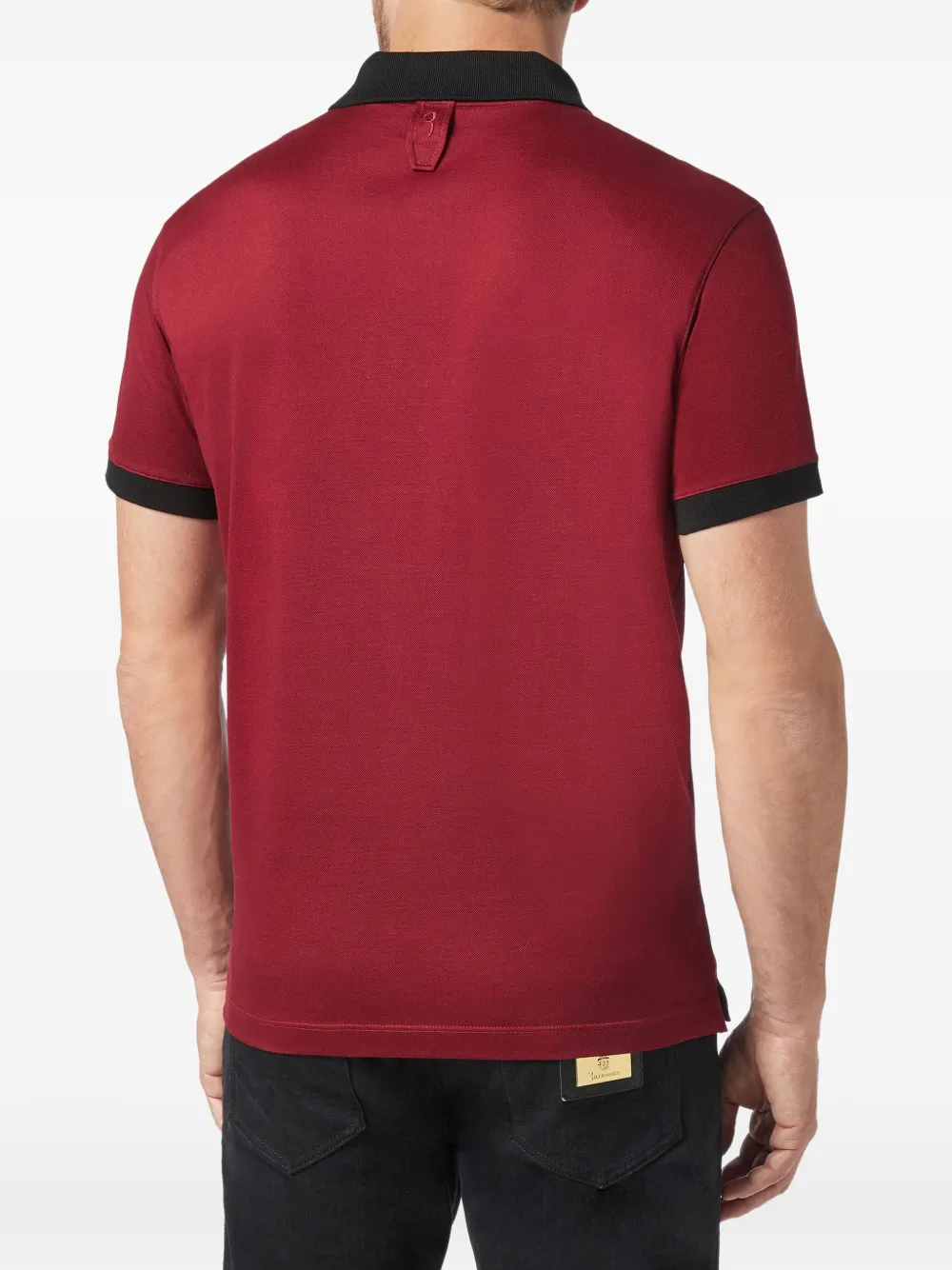 Billionaire Poloshirt met logoprint Rood