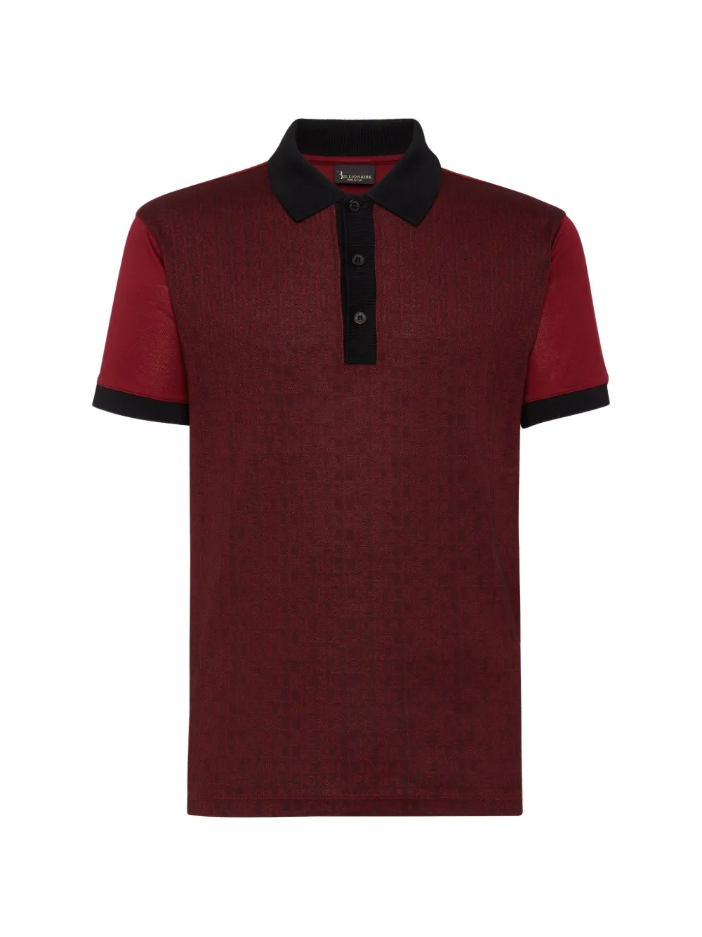 Billionaire logo-print short-sleeve polo shirt - Rouge Billionaire logo-print short-sleeve polo shirt - Rouge