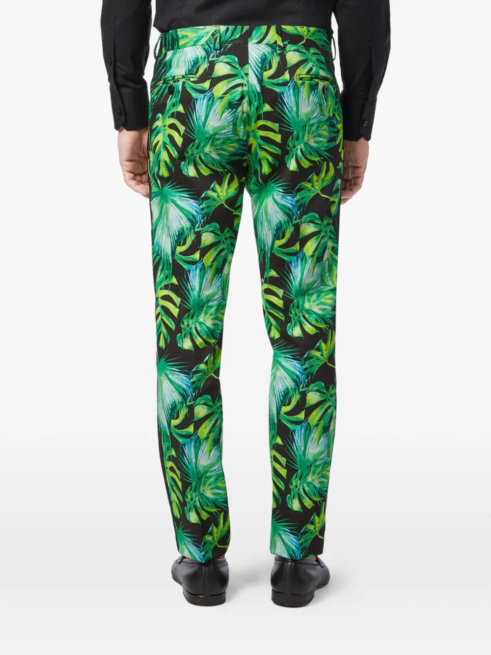  Billionaire Fs Palms Printed Slim Fit Trousers   Grün 