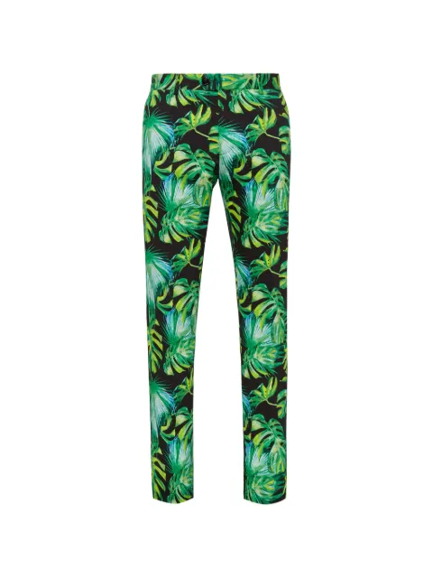Billionaire FS Palms printed slim-fit trousers