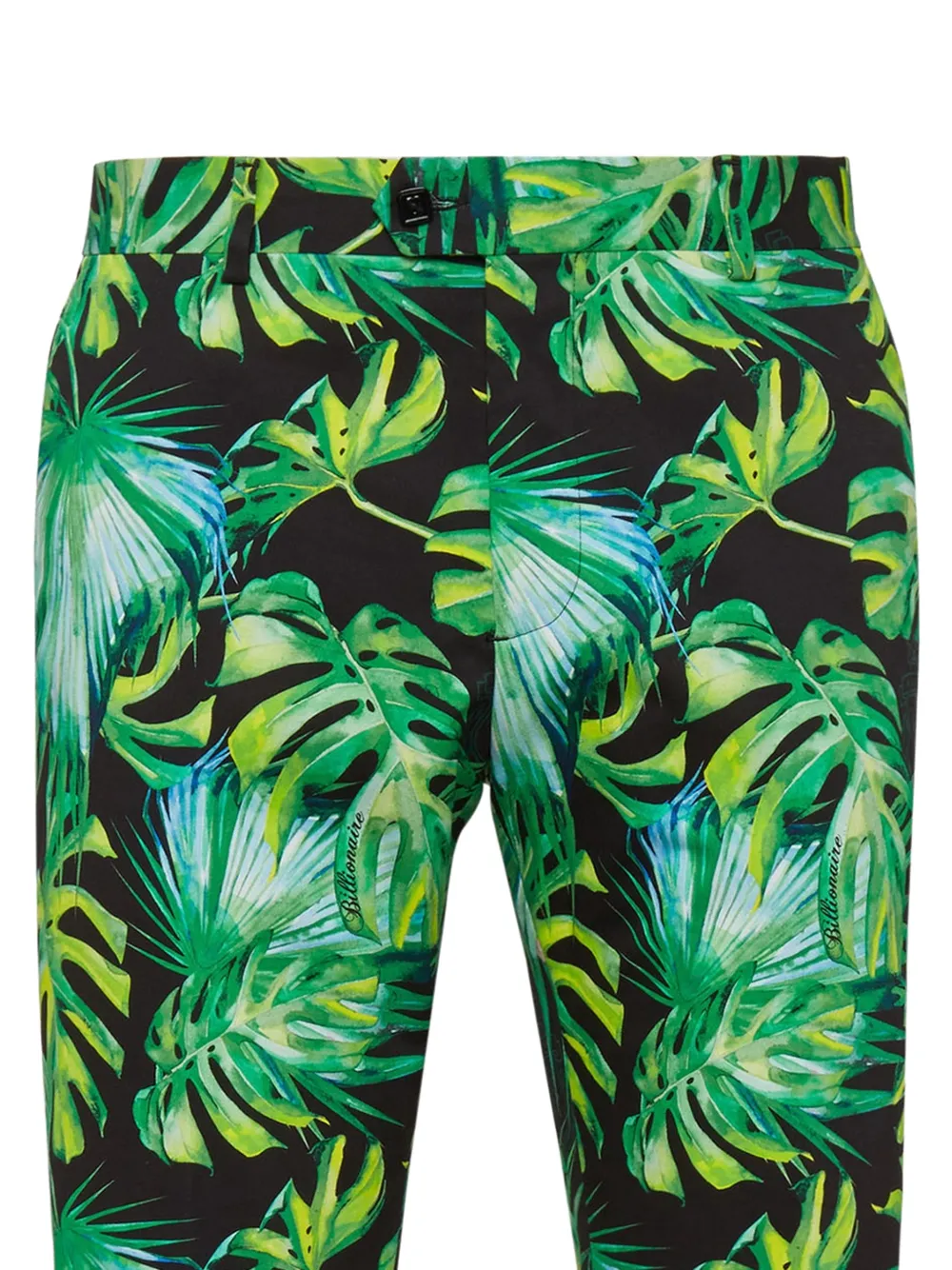  Billionaire Fs Palms Printed Slim Fit Trousers   Grün 