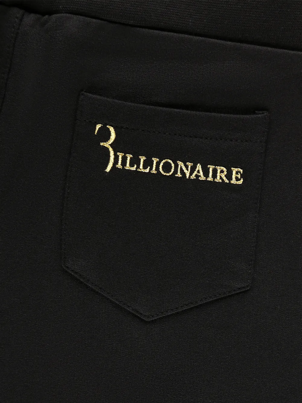  Billionaire Elastic Waist Tracksuit Bottoms   Schwarz 