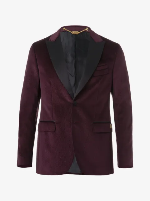 Billionaire Brian peak-lapel blazer
