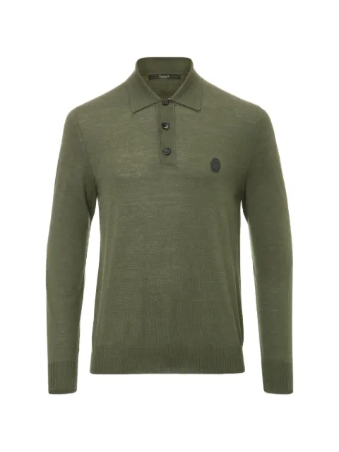 Billionaire Chance logo-patch long-sleeve polo shirt