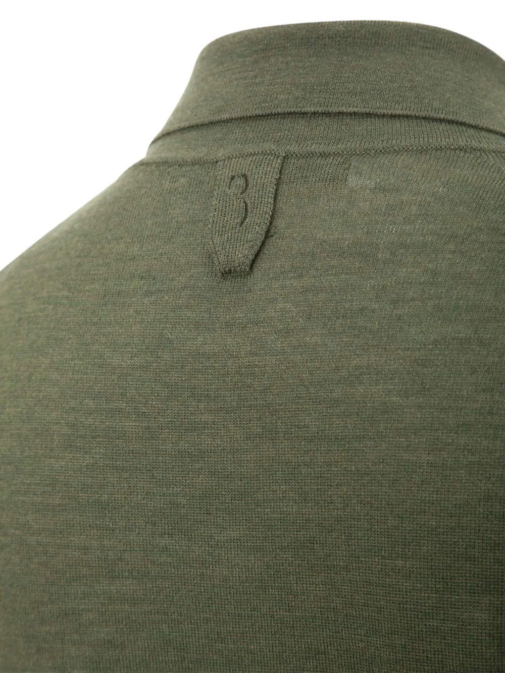 Billionaire Chance logo-patch long-sleeve polo shirt Groen