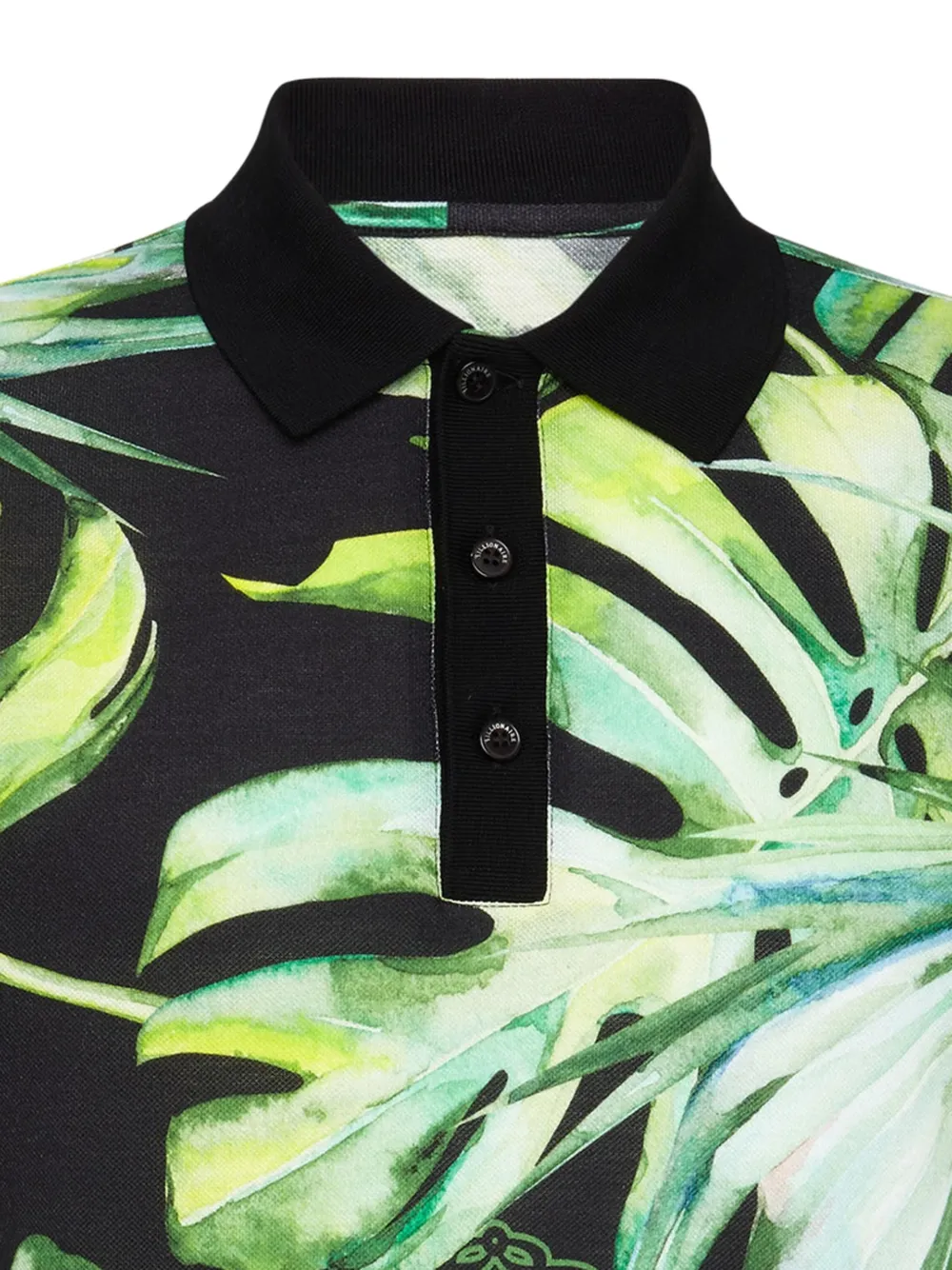 Billionaire Palmas poloshirt met korte mouwen Zwart