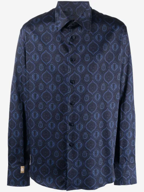 Billionaire Flavio baroque-print shirt