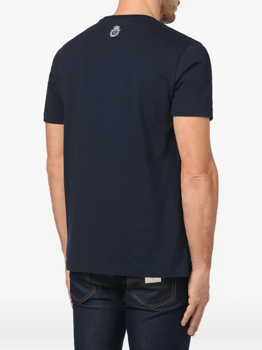 Billionaire Double Lion T-shirt met korte mouwen Blauw