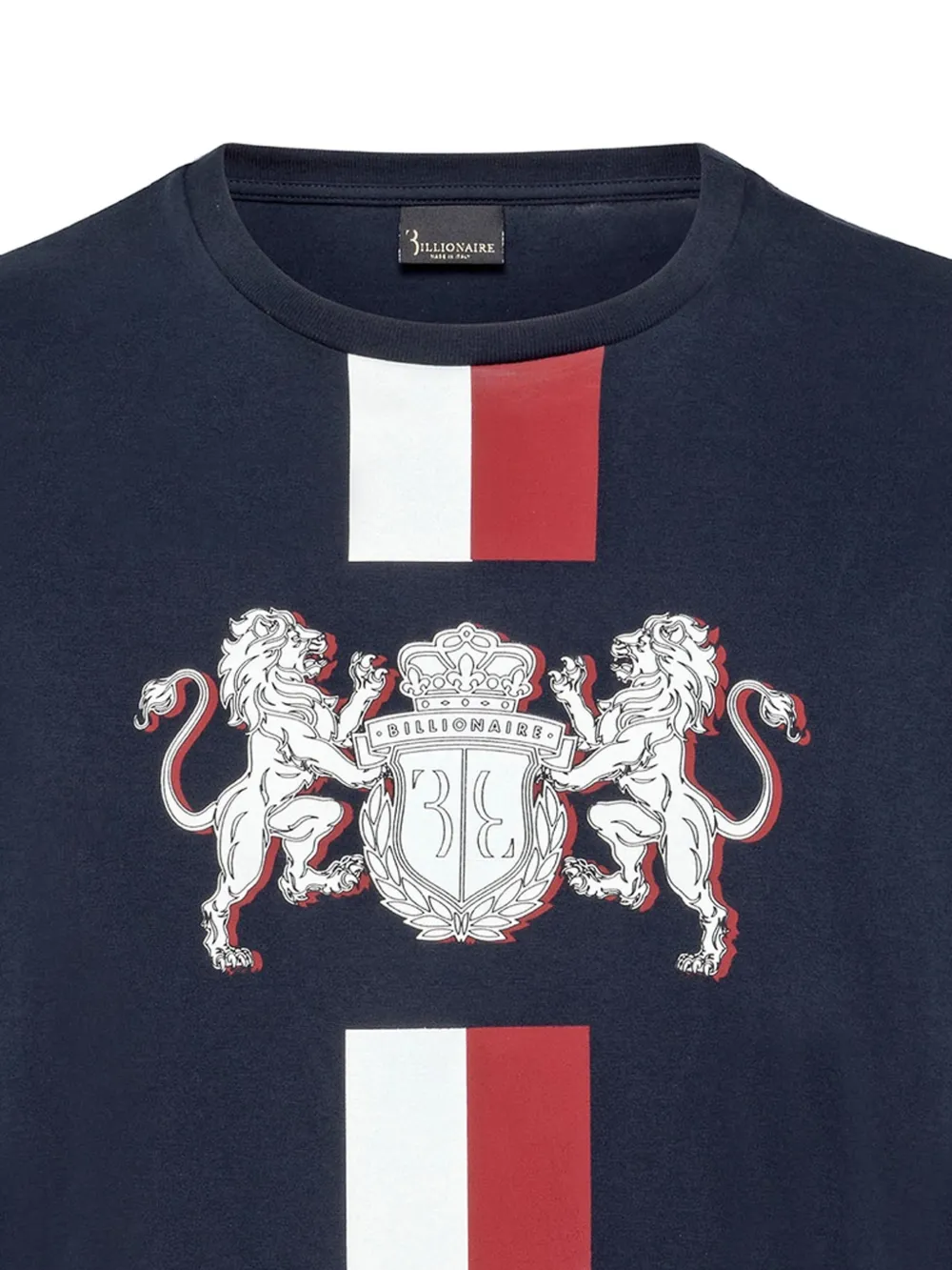 Billionaire Double Lion T-shirt met korte mouwen Blauw