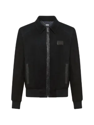 Ralph Lauren RRL スエード ボンバージャケット | ブラック | FARFETCH JP