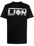 Billionaire lion-print T-shirt - Black