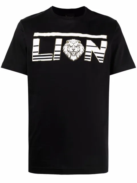 Billionaire lion-print T-shirt