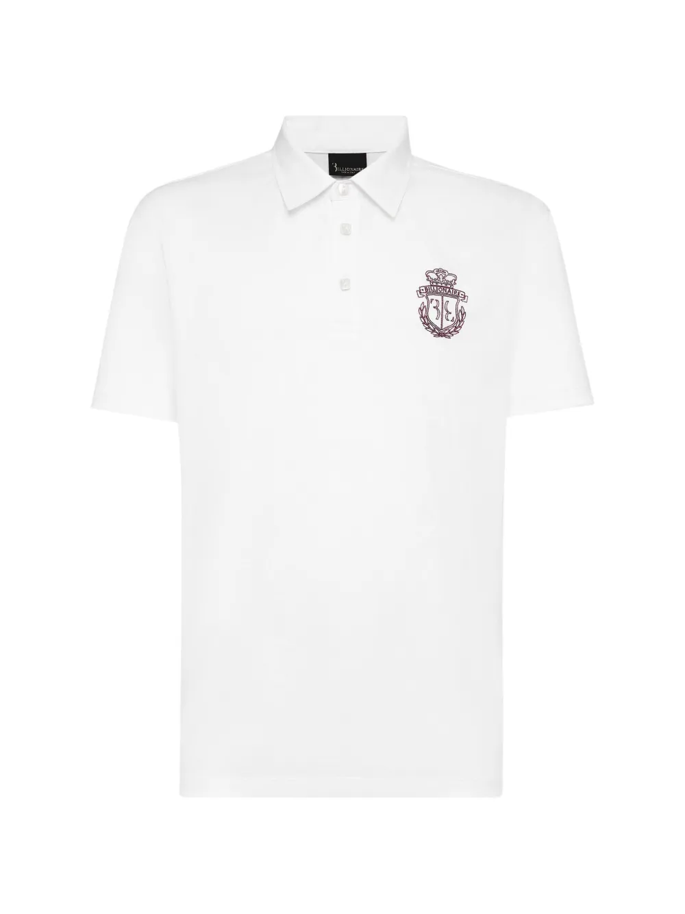 Billionaire Crest-embroidered polo shirt
