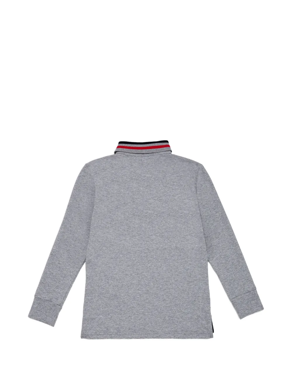 Billionaire Crest long-sleeve polo shirt Grijs