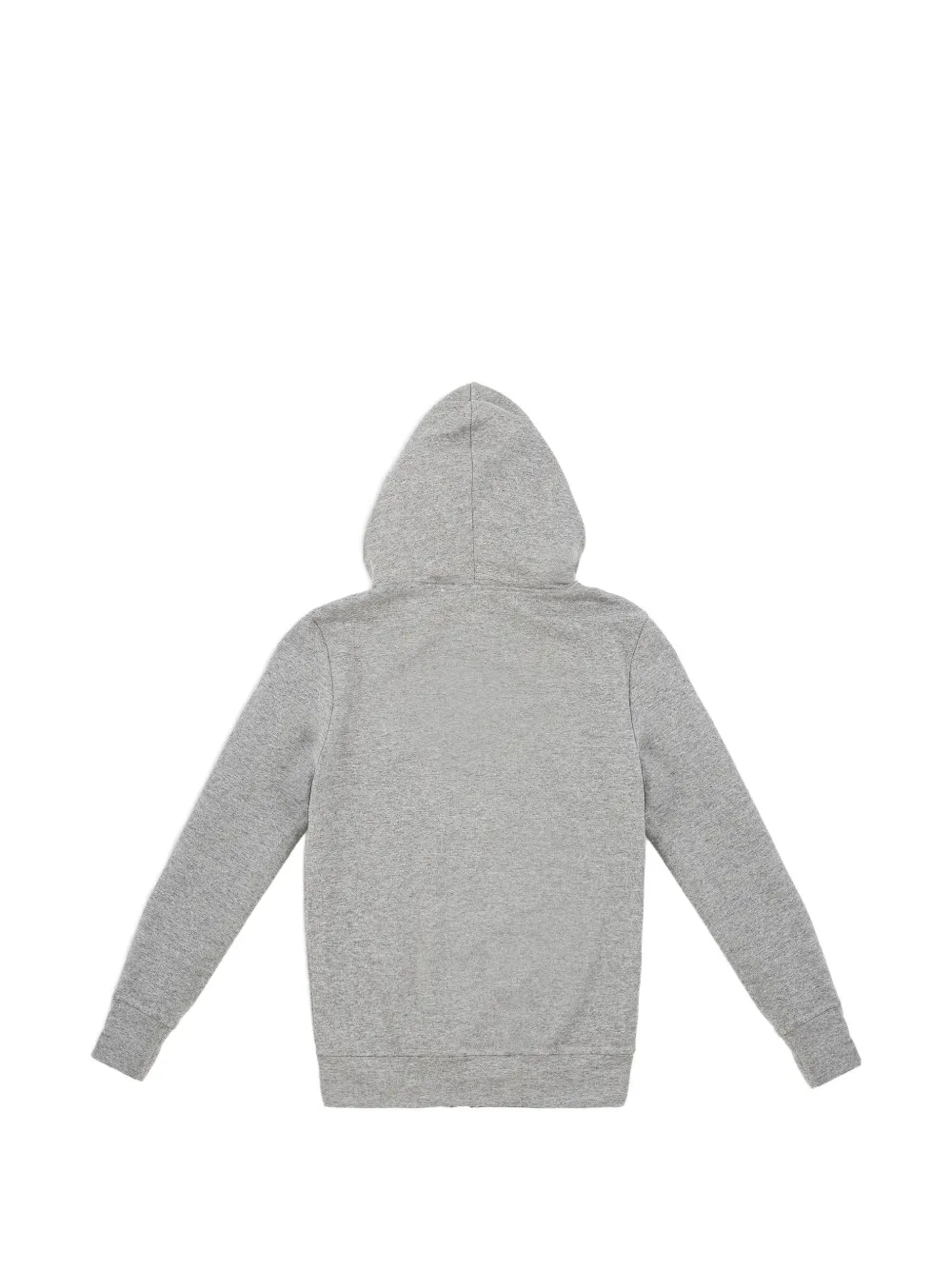 Billionaire logo-patch zip-up hoodie Grijs