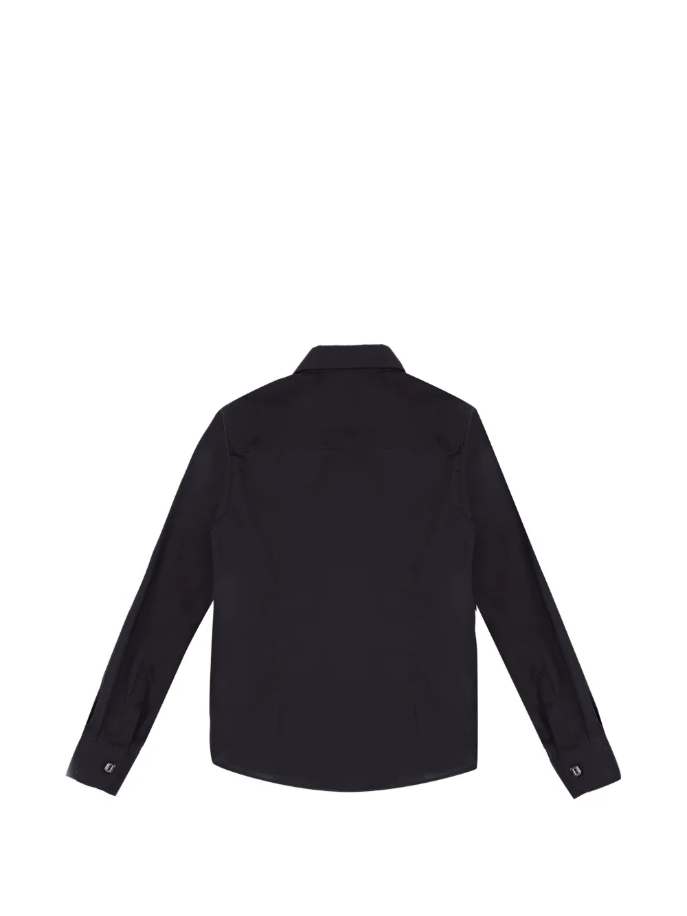 Billionaire Josh crystal-embellished crest-print shirt Zwart