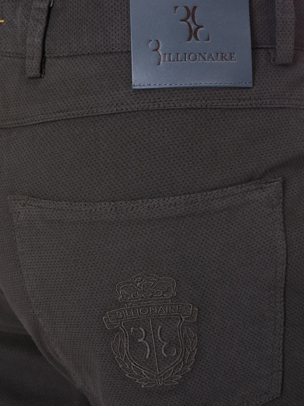 Billionaire Edward Drop 6 straight-leg trousers Grijs