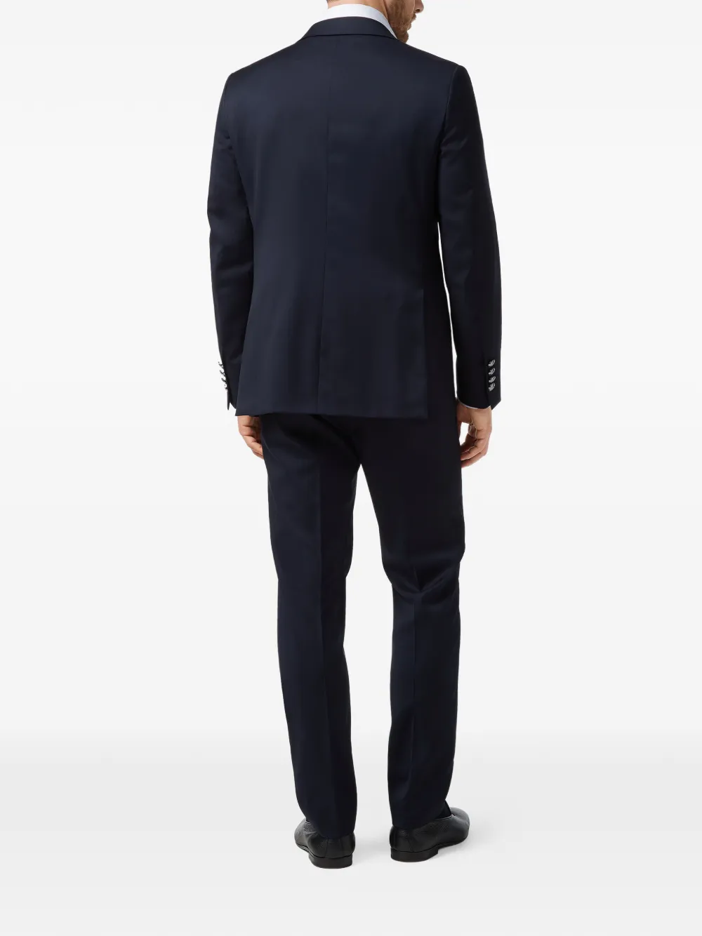 Billionaire Crest Embroidered Blazer   Blau 