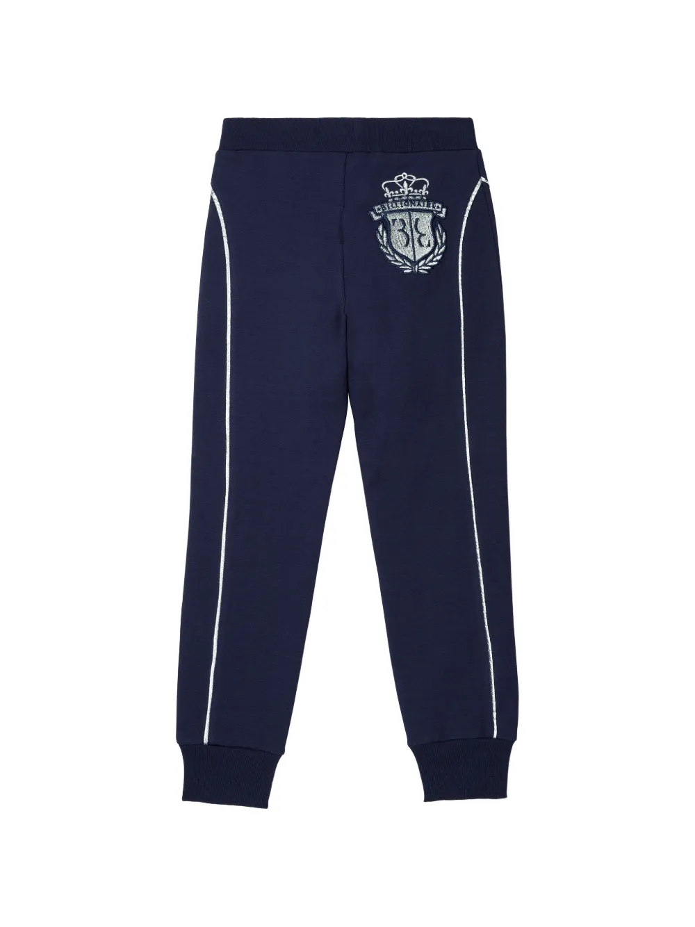 Billionaire Nestor logo-embroidered piping track pants Blauw
