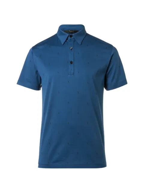 Billionaire Trey logo-print polo shirt