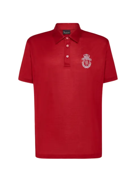 Billionaire Crest-embroidered polo shirt