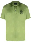 Billionaire crest-embroidered polo shirt - Green