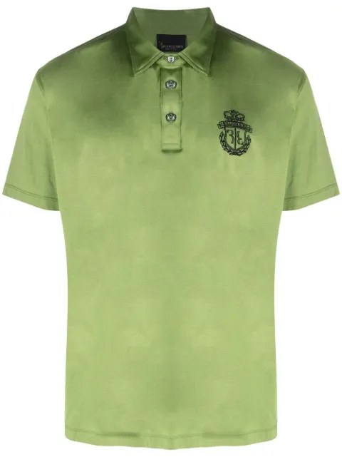 Billionaire crest-embroidered polo shirt
