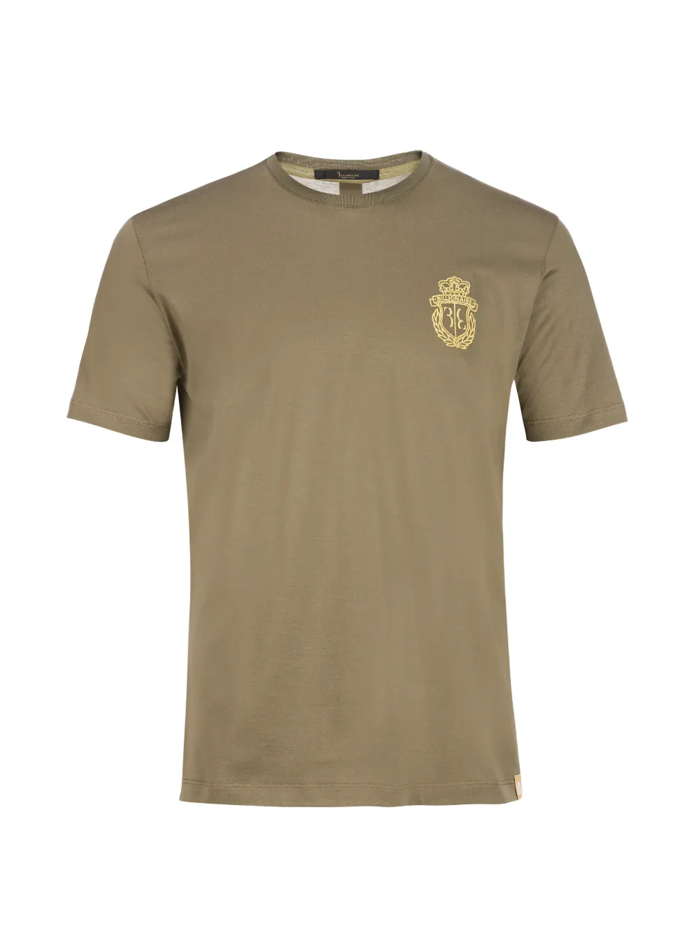 Billionaire Crest-embroidered T-shirt