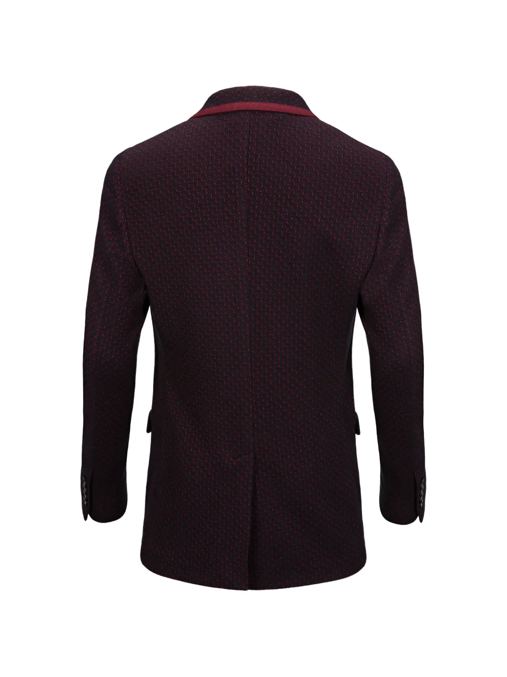 Billionaire Bob Logo Embroidered Shawl Lapel Blazer   Schwarz 