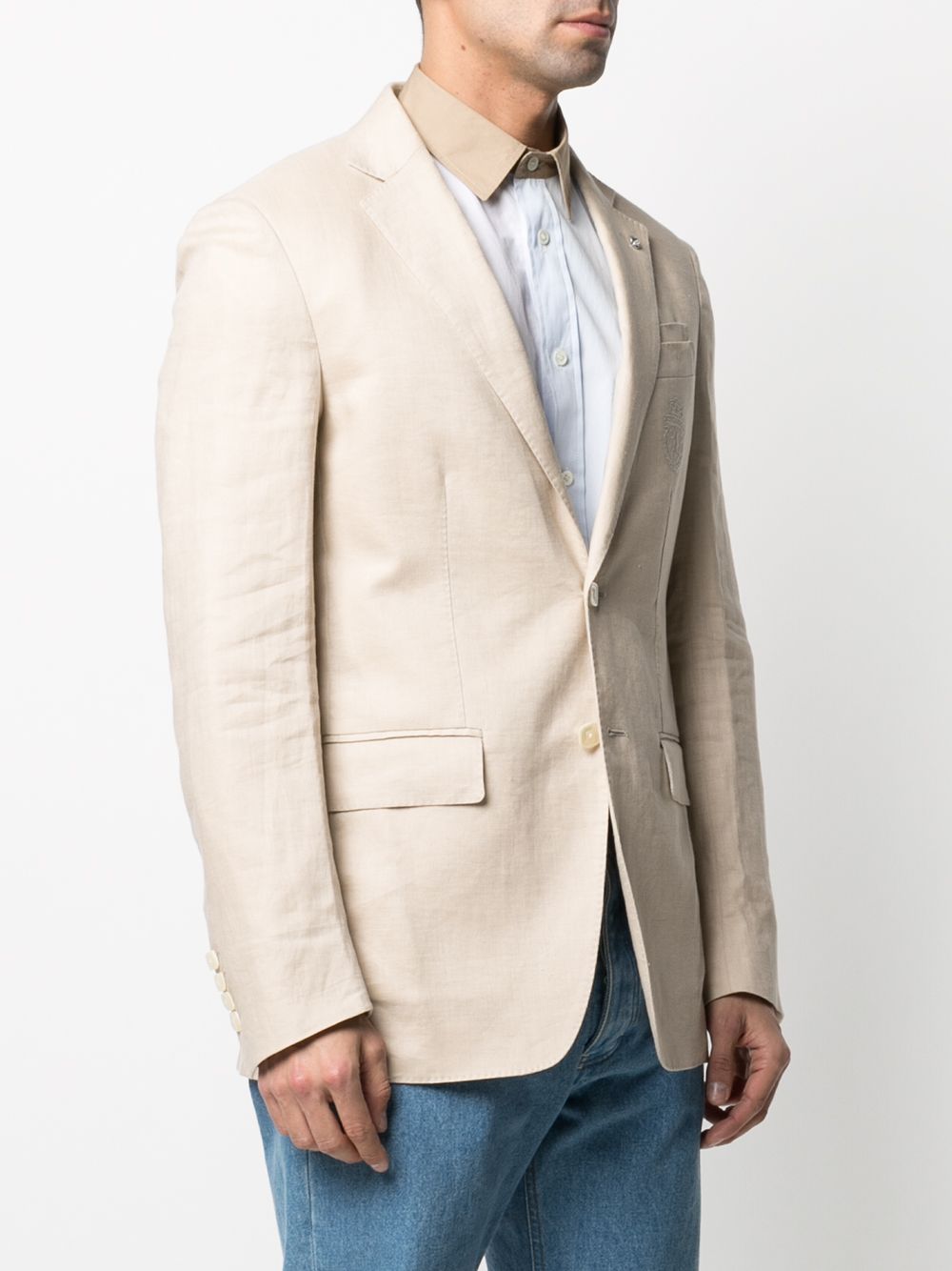 Billionaire Crest Tailored Fit Blazer - Farfetch