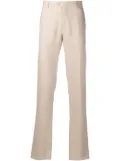 Billionaire crest embroidery tailored trousers - Neutrals