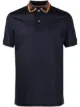 Image 1 of PAUL SMITH stripe collar polo shirt