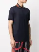 PAUL SMITH stripe collar polo shirt