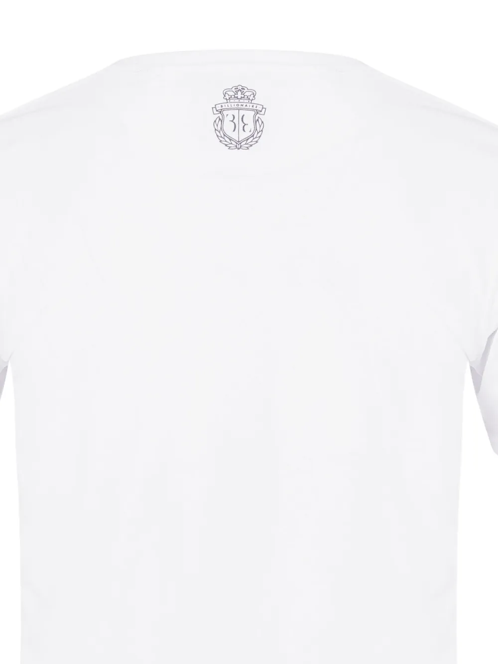 Billionaire Winter Club T-shirt met sneeuwvlokprint Wit