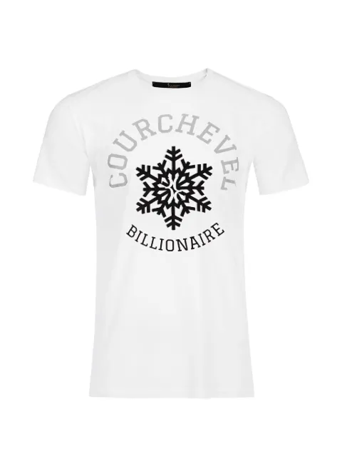 Billionaire Winter Club snowflake-print T-shirt