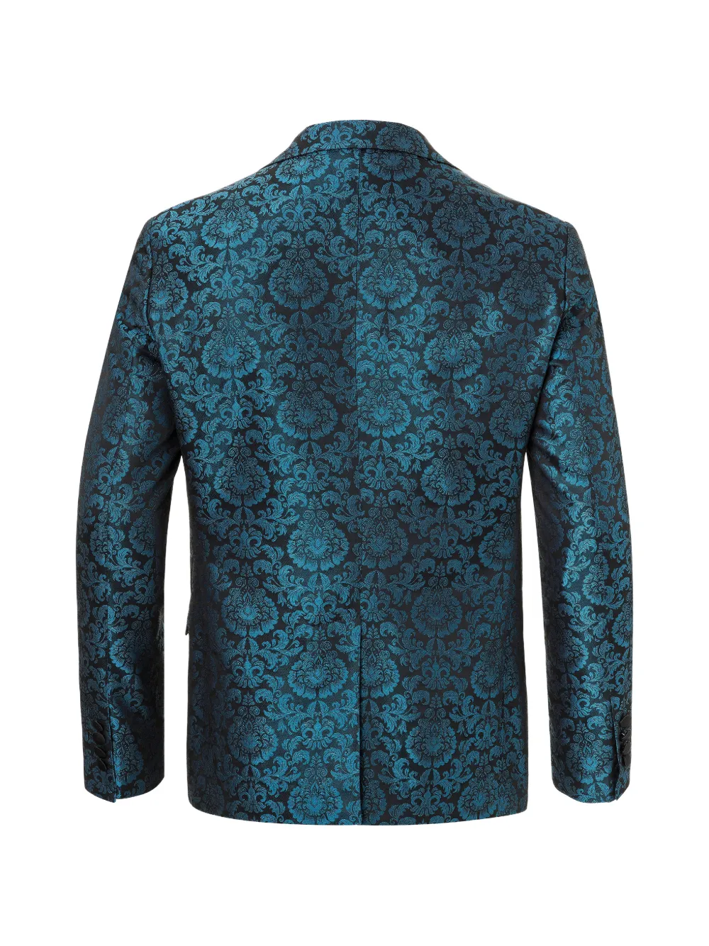  Billionaire Cesar Damask Patterned Blazer   Blau 
