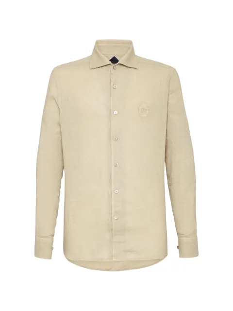 Billionaire Crest embroidered shirt