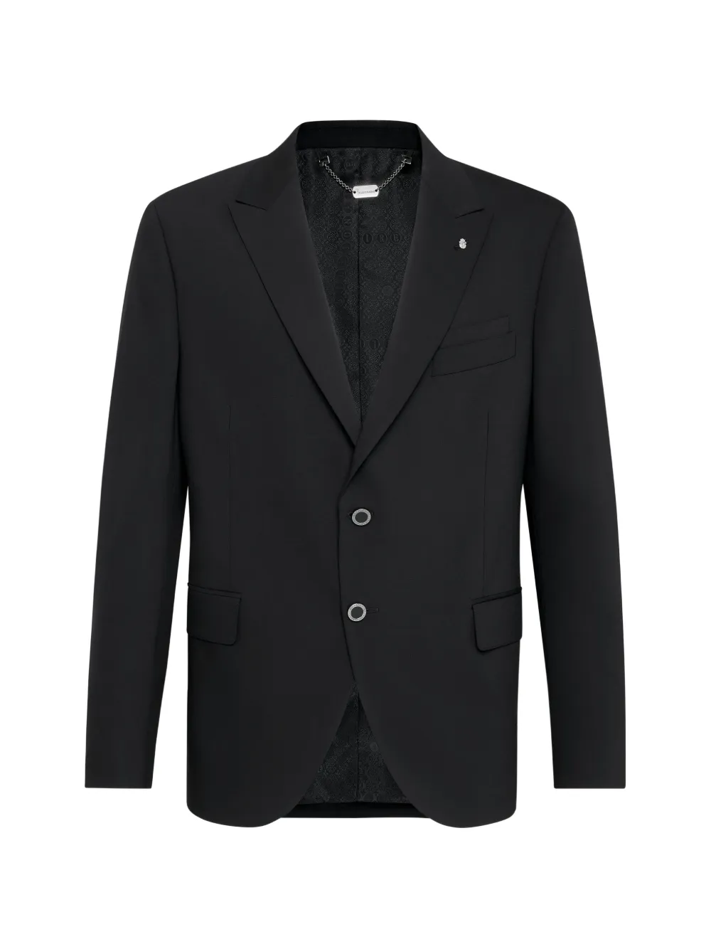 Billionaire Elegant peak-lapel single-breasted blazer - Nero
