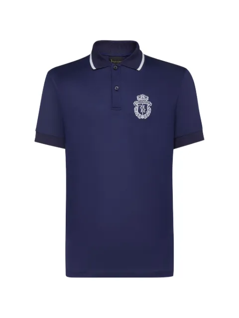 Billionaire Camisa polo com bordado de brasão