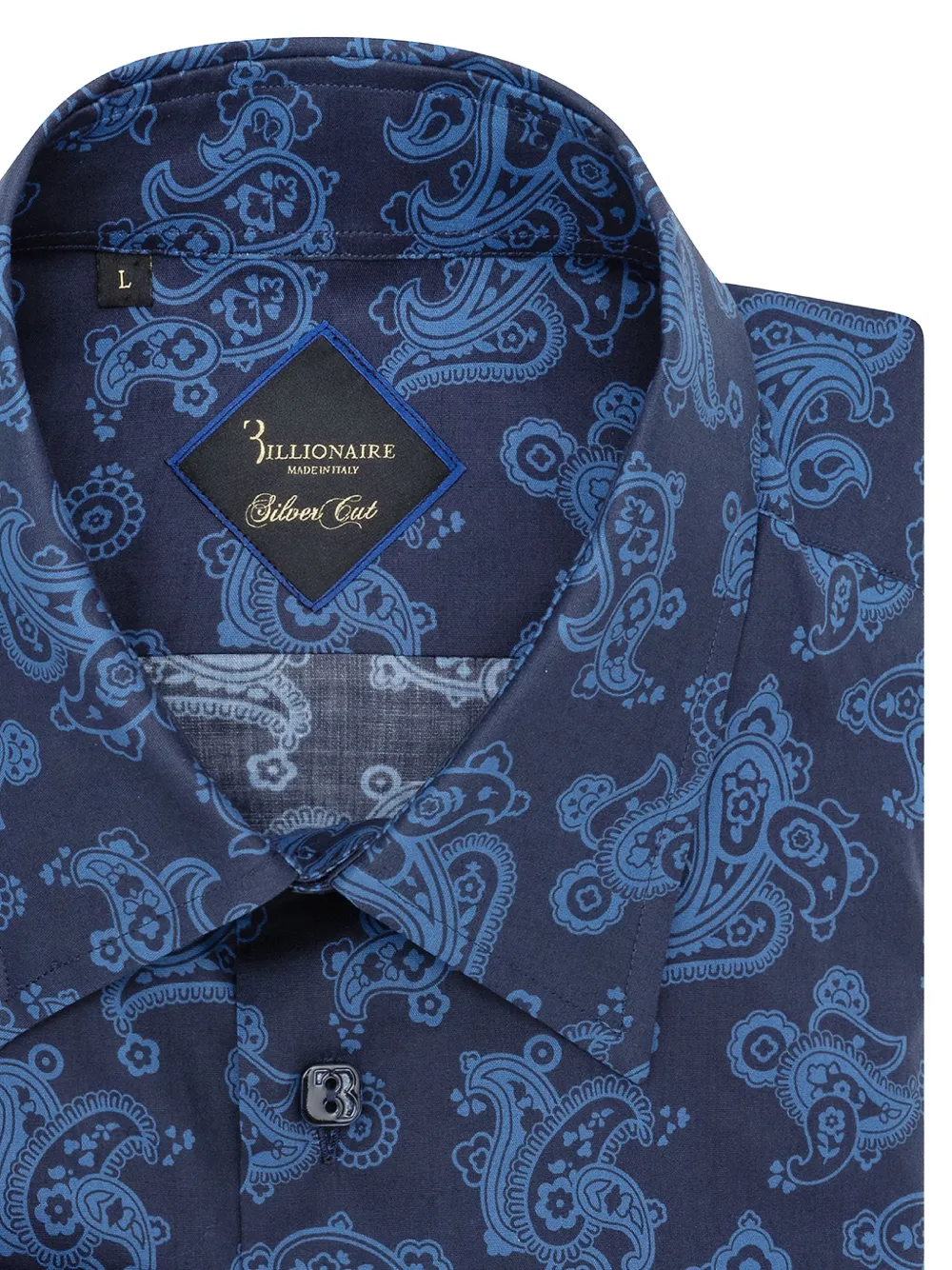 Billionaire Paisley-print shirt Blauw