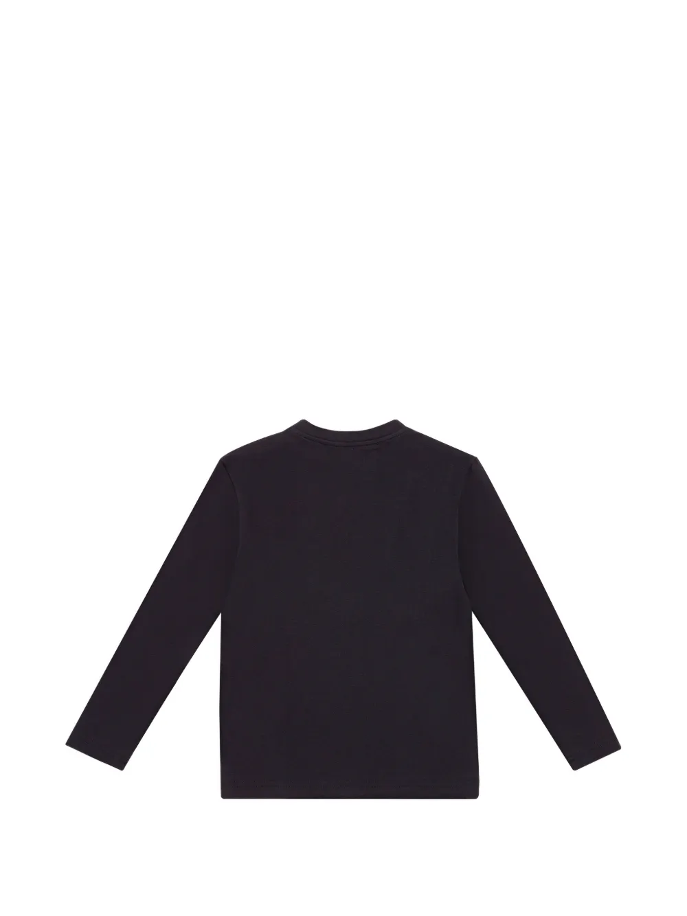 Billionaire lion-print long-sleeve T-shirt Zwart