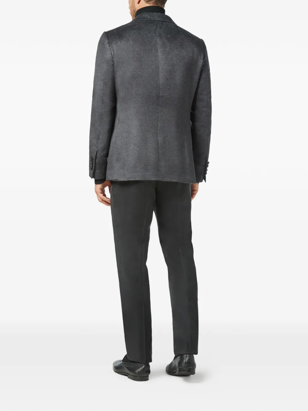 Billionaire Crest blazer met puntige revers Grijs