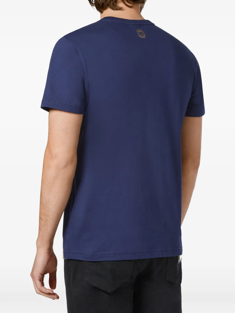 Billionaire Giglio T-shirt met logo-print Blauw