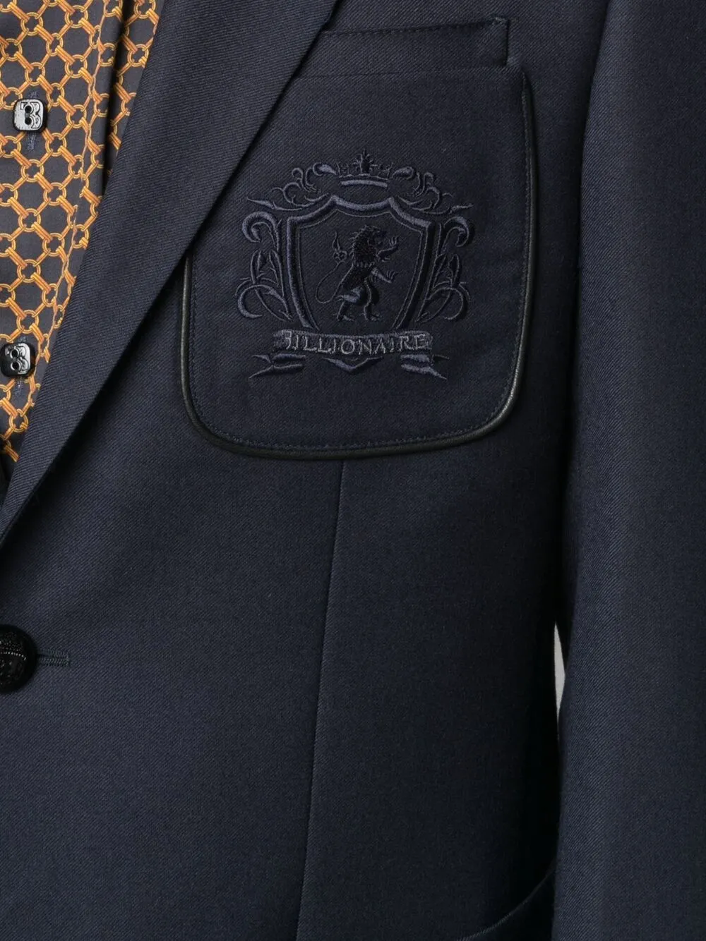 Billionaire Wollen blazer Blauw