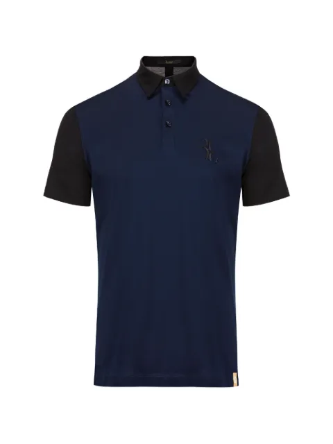 Billionaire Double B logo-embroidered polo shirt