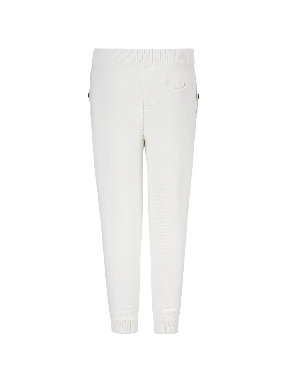 Billionaire Gebreide trainingsbroek met logodetail Wit